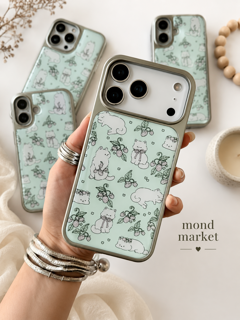 کپی - قاب دور کروم گربه سبز  Iphone 11 Pro Max